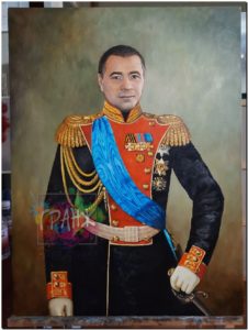 портрет маслом по фотографии