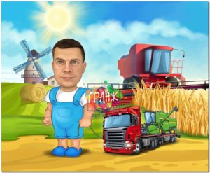 дружеский шарж заказать