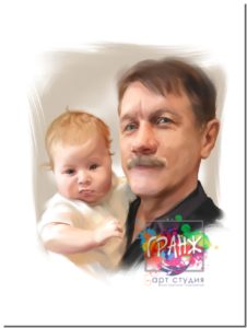 заказать семейный портрет по фотографии