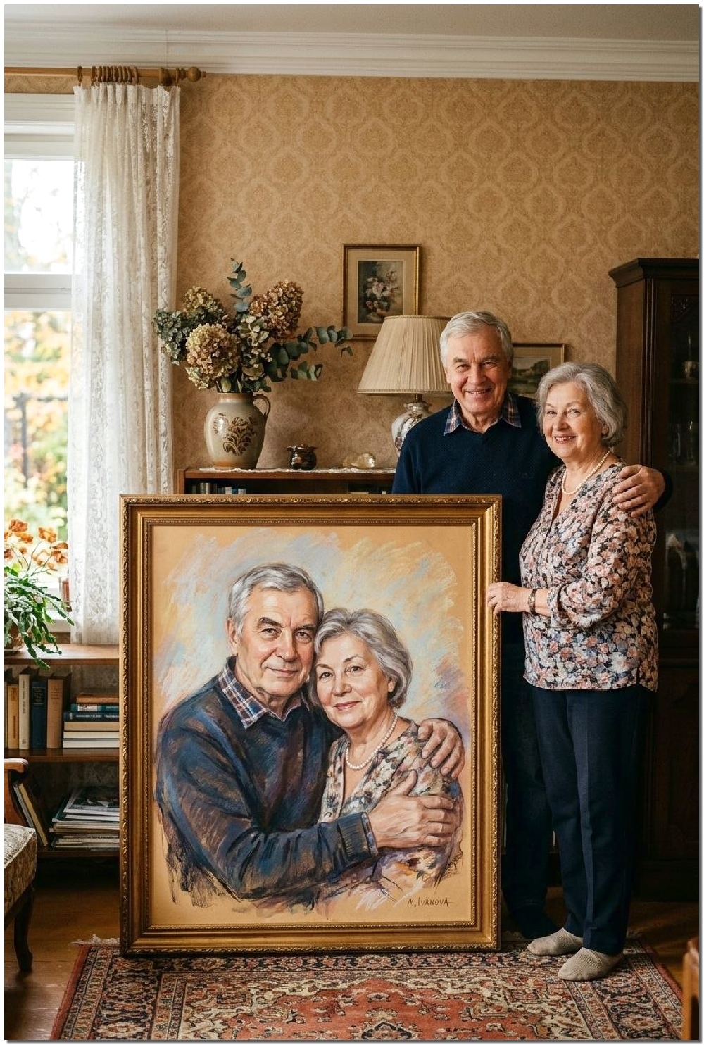 портреты нарисованные пастелью